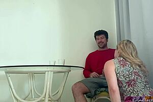 Erin Electra Helps Horny Guy Study With Big Natural Tits