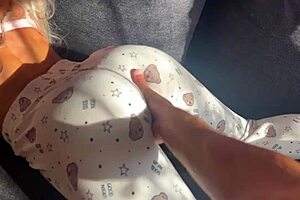 Blonde college slut begs for pov pounding like a total whore doggystyle and cowgirl.