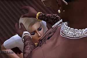 Latina hooker chokes on massive black thug cock in rough chronicles