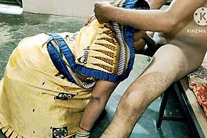 Indian desi maid takes big cock doggystyle hardcore fucking