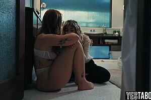 big tits bi milf seduces curvy girlfriend with bbc threesome thrill