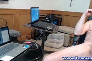 hunk guy slams shemale gf tight ass super hard on cam 🍑🔥💦