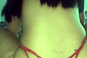 Colombian bride babe rides cock deep then takes it hard up her big ass