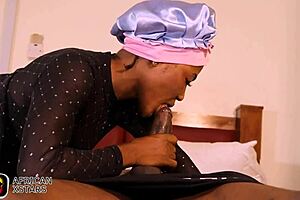 i couldn't resist fucking that chubby ebony housewife with small waist when he stepped out