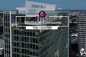 clea gaultier teases bbc interview with slow clothing strip