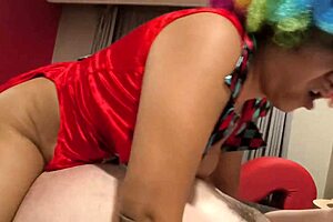 Sexy Halloween circus babe gets fucked wildly in 2025! 🎃🍑🔥💦