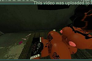 pawg ass bounces on thick futanari cock deep