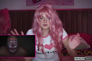 stepdad catches my streams so i ride his cock hard