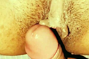 creampie tight wet pussy after sharing bed with big ass amateur