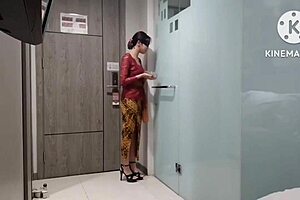 ever seen viral red kebaya turn into wild asian anal lesbian frenzy full 16 minutes?