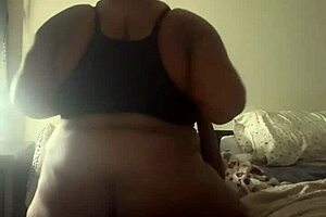 pregnant bbw babe rides bbc cowgirl style orgasming on monster cock