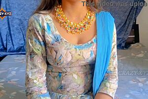 desi babe sneaks boyfriend in for crazy home fuck session