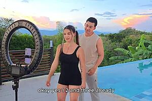 banging her big ass outdoors while no one's around