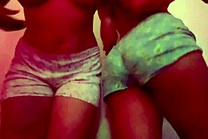 hey girls, watch us two venezuelan babes twerk our wet asses naked