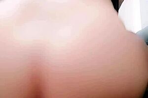 skinny amateur rides thick cock bouncing pussy to orgasm