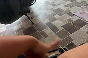 Colombian latina fingers huge juicy pussy lips gaping orgasm outdoor pov solo