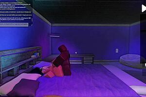 i pound blonde bimbo doggystyle with monster cock rough