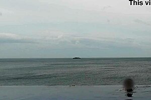 diving into my infinity pool relaxation