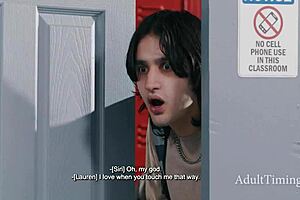 lauren phillips and siri dahl fuck students in steamy detention threesome