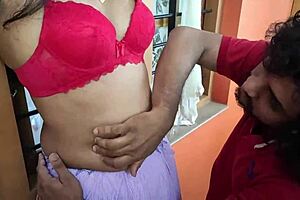 Indian Housewife Explores BDSM First Time Tied Up Part 2