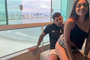 my gorgeous neighbor's wet pussy fucked daily in sheer lingerie