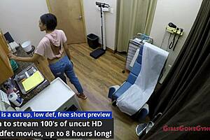 Nurse lilith rose gives jackie banes intense gyno exam caught on hidden hospital camera