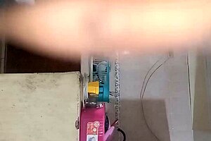 Intense kitchen fuck almost catches husband!