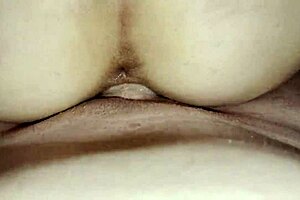 Skinny teen slut's huge pussy creampied rough pov homemade