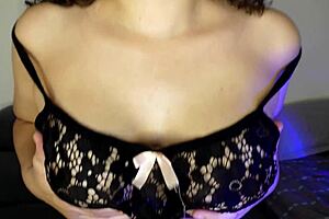 closeup of thick meaty pussy lips fingered to orgasm in homemade solo