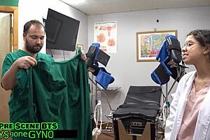 Nurse Angel Ramiraz Humiliates Patient with Latex Gloves Fingering