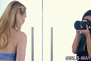 Pretty lesbians devour wet pussies in lingerie frenzy!