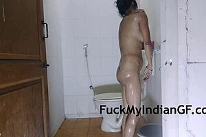 skinny mallu desi indian shower bathing homemade amateurs teasing wet