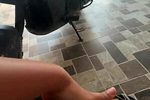 Colombian latina fingers huge juicy pussy lips gaping orgasm outdoor pov solo