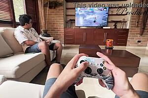 Colombian milf seduces foreign friend for bareback creampie and wild riding