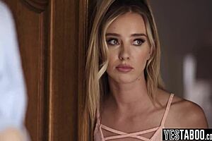 busty milf and husband catch teen neighbor and deliver brutal double penetration punishment