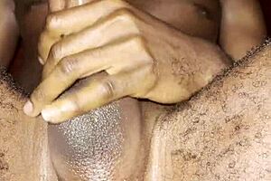 POV homemade footage of big black cock destroying tight young pussy