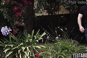 busty milf and husband catch teen neighbor and deliver brutal double penetration punishment