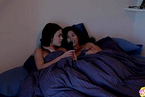 two lesbos jessica bangkok alyssa reece bang asses tits pussies while housesitting