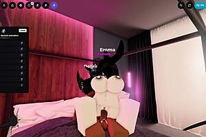 first roblox condo turns into wild pussy fucking adventure 🎮🍆💦
