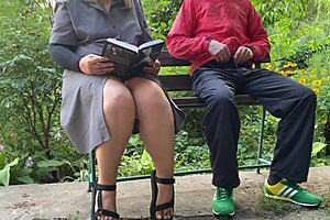 mature woman helps prep for literature exam prep