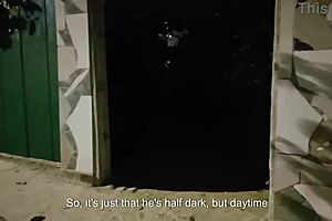 Fucking Stranger Hard in Alley Outdoors