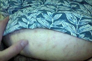 he finds creampie in her pussy then adds his own sloppy load