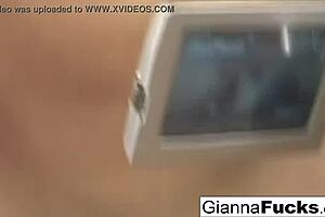 hey check out gianna michaels huge tits bouncing as she gets hardcore fucked on the bed