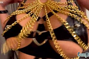 Big ass bunny slut deepthroats balls deep in brutal anal manhandle