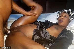 Pretty amateur pussy devoured by massive black cock domination