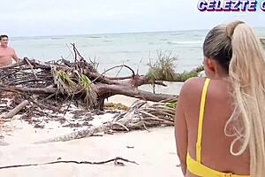 did this tourist really fuck me hard right on the beach?