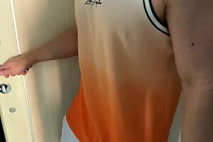 neighbor invites stranger inside for rough apartment pounding ending in facial cumshot