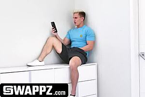 Angel Young 18+ and Samantha Reigns Fuck Big Cocks on Couch After Tricking