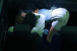 GTA 5 bust: Hooking up with street slut in hot car sex game