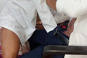 Horny Doctor's Massive Tits Bounce During Patient Fuck Fest!